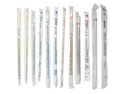 Sterylne pipety serologiczne 1ml 2ml 5ml 10ml 25ml z podziałką jednorazowe plastikowe producent